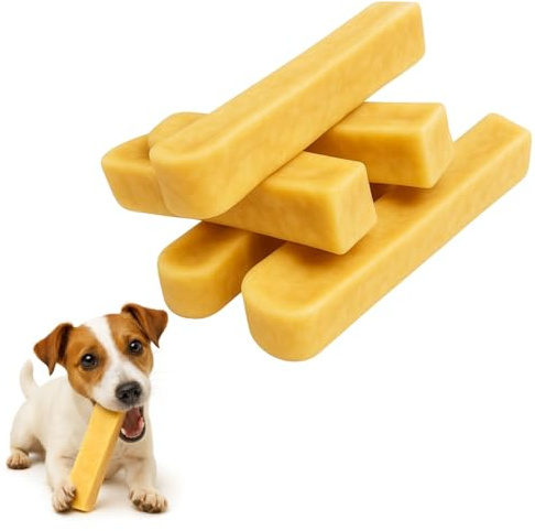 Alp Chews Hartkäse für Hunde – Extra Kleine 5 Stück – Natürlicher Kauknochen – Kaukäse zur Zahnpflege & Langen Kaudauer