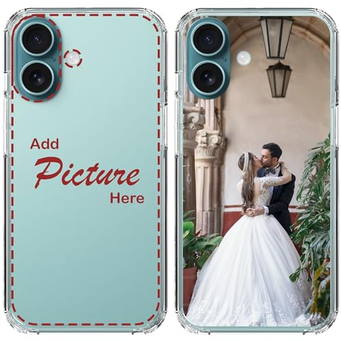 CoverHeld Handyhülle für das iPhone 16 Hülle selbst gestalten Silikonhülle Dein Bild Motiv Design Personalisierte Schutzhülle Silikon Case eigenes Foto individuell Bedrucken erstellen