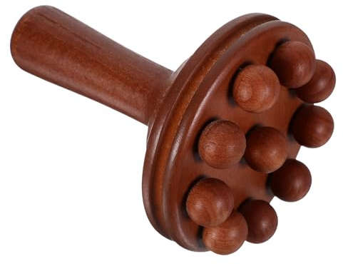 FRCOLOR Holzmassagegerät für Körpermassage Kompakt und Leicht Multifunktionale Holzbürste zur Muskelentspannung an Beinen und Nacken