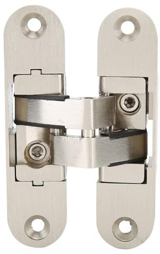 DEWIN Cerniere a Scomparsa,Cerniera Porta a Scomparsa Cerniera a Scomparsa Incrociata Regolabile Cerniera a Croce per Mobili a Basso Rumore Resistenza all'usura per Porte Pieghevoli