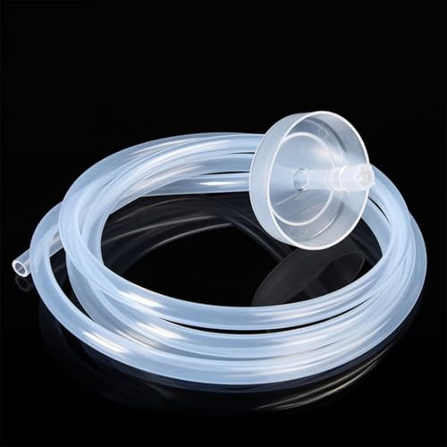 WUMZIRA 2 Meter Silikonschlauch 6mm ID x 9mm OD, Flexibler Lebensmitteltaugliche Schlauch Silikonschlauch Wasser Luft Schlauch Rohr Transparent
