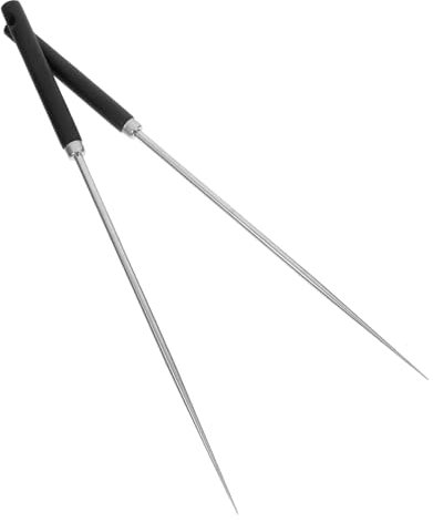 Cabilock Palillos De Acero Inoxidable Para Sashimi Palillos Ergonómicos Reutilizables