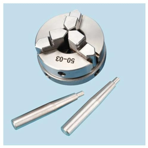 Drehfutter 50 mm Dreibackenfutter Mini Metalldrehmaschine Holzdrehmaschine Werkzeuge Zubehör