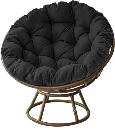 Rundes Hängesessel Kissen, Rattanstühle Sitzkissen, Outdoor Garten