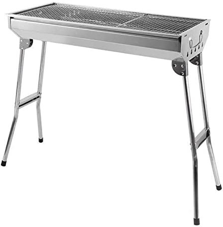 PNAJFUEL Bbq Grill Gas Grill Portable Stainless Steel Non-Stick Folding Barbecue Campingnic Tool Charcoal Grills
