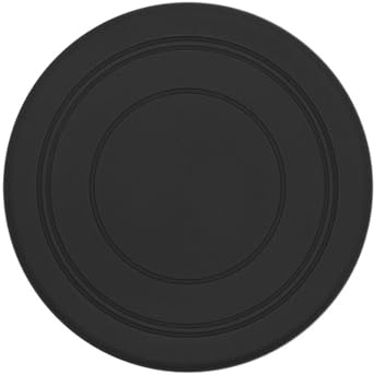 Disco volador de silicona para perros, juguete suave para perros, platillo flotante indestructible, reacciona más rápido, juguetes interactivos para cachorros pequeños y medianos al aire libre (negro)