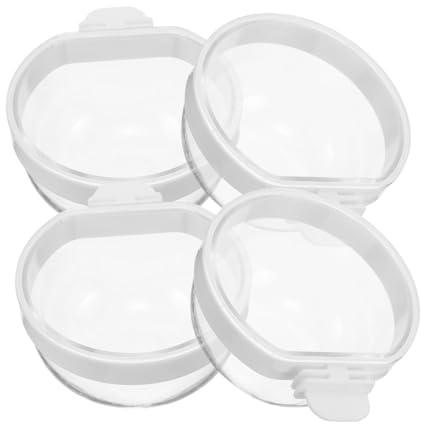 CIYODO Lot De 4 Mangeoires À Eau pour Perroquets Dispositif d'alimentation pour Perroquets Bol De Nourriture pour Oiseaux Mangeoire Récipient De Réutilisable
