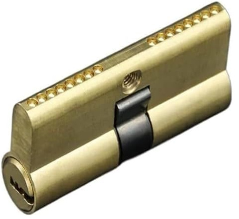 Europäischer Doppelschließzylinder, Zylinderschloss, Türzylinder-Hardware, Schrägschloss 65–110 mm Zylinder AB Schlüssel Eingangstürschloss aus Messing(105(37.5 67.5))