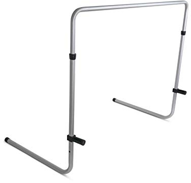 HAEST - Trainingshürde, Agility Hürde für Leichtathletik, Fußball & Kindersport, Höhenverstellbare Steh-Auf Hürde, klappbar, 71–106 cm
