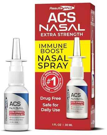 Results RNA - ACS 200 Nasal Extra Strength – The Most Effective Nasal Wash Available. Clears Nasal Passages Helping You Breathe Deeply, Day & Night. Clinically Proven (30 Servings)