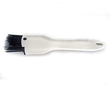 TUPPERWARE Backen Silikon-Pinsel weiss Backpinsel Pinsel Backhelfer Profipinsel