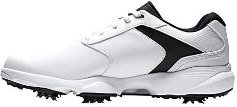 Footjoy Herren Ecomfort Golfschuh, Schwarz-Weiß, 42.5 EU