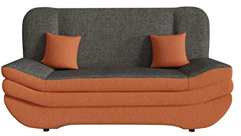Mirjan24 Sofa Weronika mit Bettkasten und Schlaffunktion, Schlafsofa, Große Farb- und Materialauswahl, Couch vom Hersteller, Wohnlandschaft (Lux 10 + Lux 06 + Lux 10.)