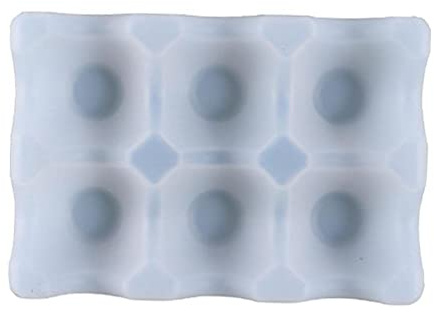 6 Compartment Egg Storage Silicone Mould Egg Tray Resin Casting Mould Suitable for Camping Picnic Supplies Storage Moulds for Epoxy Resin