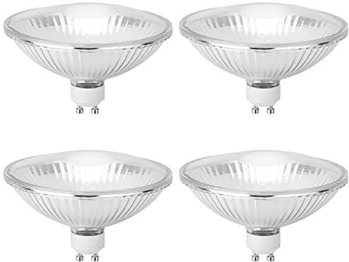 Familite Dimmable GU10 Based AR111/FR111 Halogen Bulb, 75W 900LM Reflector GU10 Flood Bulbs for Down Light Track Light Warm White 3000K (Pack of 4)