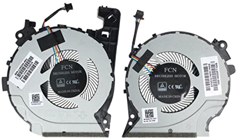 Fleshy Leaf CPU+GPU Cooling Fan Replacement for HP Pavilion 15-cx 15-cx0020nr 15-cx0030nr 15-cx0045nr 15-cx0049nr 15-cv0058wm 15-cx0068tx Series L20335-001 L20334-001