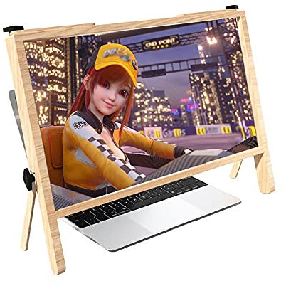 Loupe de Lecture 3X Support de loupe d'écran d'ordinateur Portable, Compatible avec Les téléphones Portables 14/15/16/17/18/20 Pouces, Tablette, loupe d'écran d'ordinateur Portable, amplificateur d