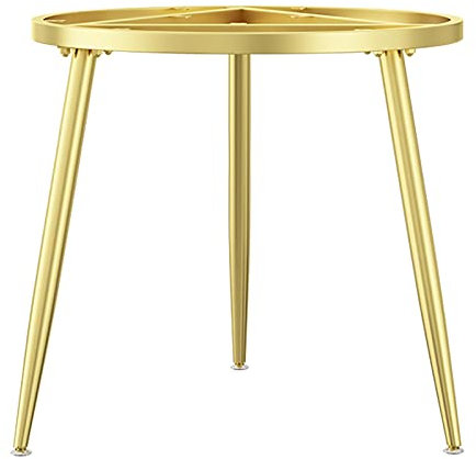 CAUSSO Tischbeine Metall, Tischgestell Stabil Alle Größen, Esstisch, DIY Schreib-, Couch-, Wohnzimmer- Oder Bartisch Projekt, Bodenschoner - Einfache Montage (Color : Gold, Size : 70 * 72cm)