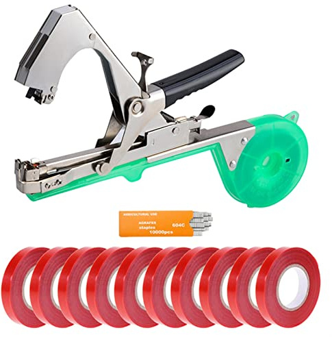 Plante Attachant Machine Outils De Jardin Jarretière Plantes Branche Main Attachant Machine À Relier Légumes Hachés Bandes Tapener Maison (Color : A-1-10)