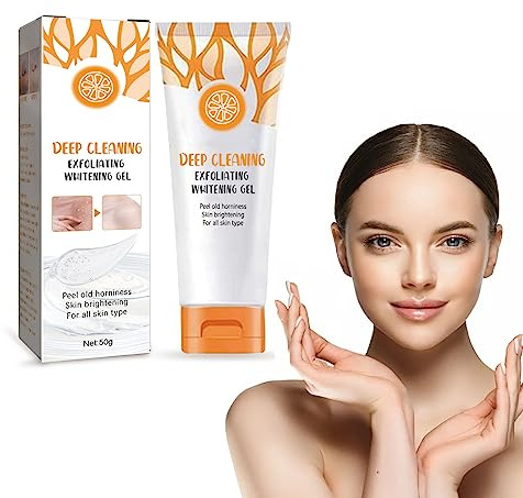 Ukisisi Orange Exfoliating Whitening Gel, Gluta Whitening Lazy Cream Korean, Gluta Whitening Face Cream, Orange Exfoliating Whitening, Gluta Whitening Facial Cream Lotion Moisturizing Lazy Cream-100g