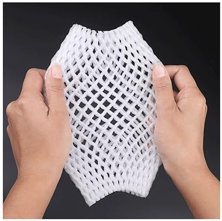 50 Unidades De Funda De Red De Espuma, Bolsillo De Protección A Prueba De Golpes, Embalaje De Transporte, For Verduras, Frutas, Botellas De Vino, Artículos Frágiles, Accesorios For Bolsas De Malla Ded