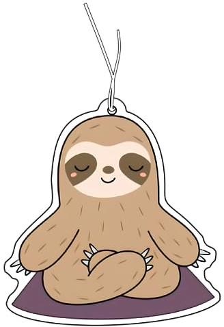 2 x bradipo profumato auto divertente, diffusore di profumo auto, albero profumato auto tuning, auto air freshener, ciondolo profumato auto