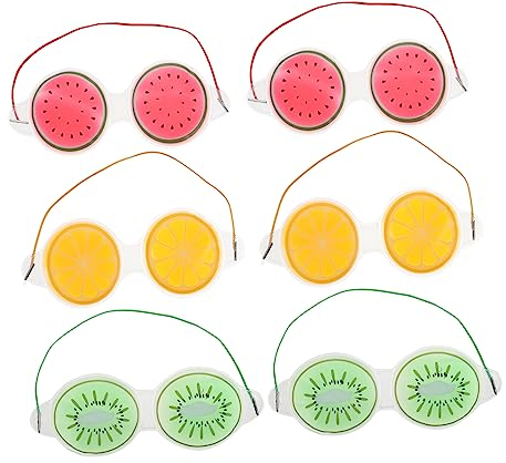 Beavorty 6stücke Augenmasken Für Hause Kühle Und Heiße Augenmasken Mit Massagefunktion Praktische Augenpads in Verschiedenen Farben