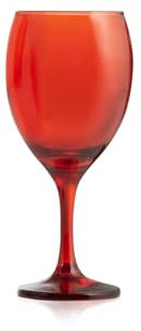 Pasabahce Imperial Set 6 Calici in Vetro Rosso, 25cl