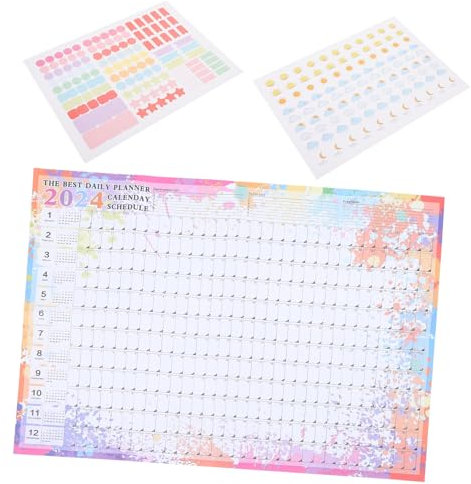 Kalender Wandkalender urlaub the holiday theholiday secruity dä plan großer Wandkalender 2024 Business-Wandkalender Jahrgang Planer Haushaltsprodukte Memorandum Büro Poster Papier
