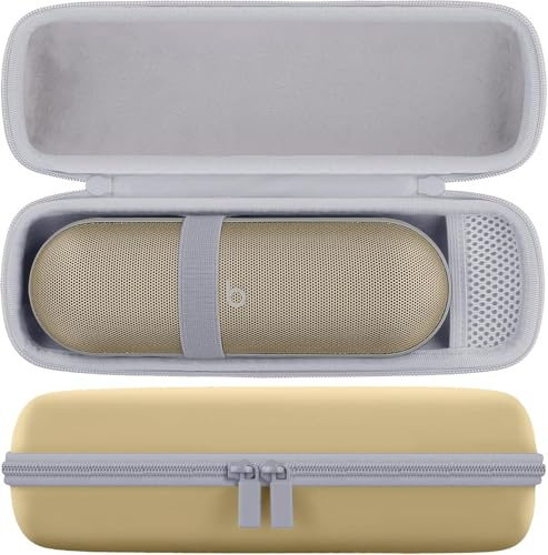 co2CREA Dur Étui de Voyage Rigide Housse Cas pour Beats Pill Enceinte Bluetooth Portable Microphone intégré(boîte Seule)