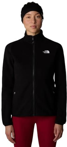 The North Face Damen 100 Glacier Fz Fleecejacke, Tnf Black/Npf, L