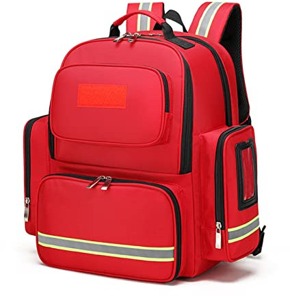 Ersthelfer-Trauma-Rucksack-Tasche, Erste-Hilfe-Tasche leer, Trauma-Rucksack leer, Aufbewahrungstasche für Notfallausrüstungen für Rettungssanitäter, Rettungsdienste