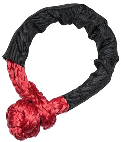 Soft Seilschäkel Soft Schäkel 17 Ton Bruchkraft Durable Polymer-Polyethylen Tauwerk für Erholung Geländewege (1)