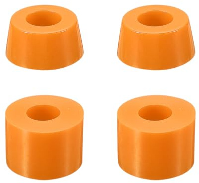 PATIKIL Skateboard Bushings, 90A PU Long-Board Truck Bushings Rebuild Kit for Skateboard Parts, Orange