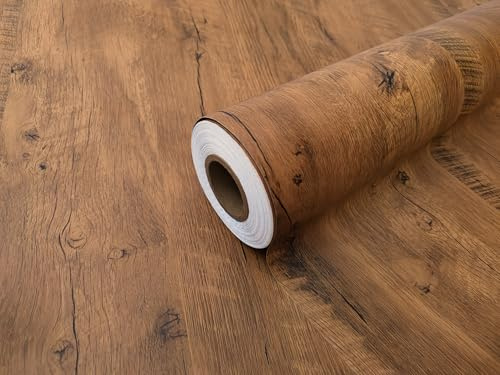 Dimex Laminierte Selbstklebende Möbelfolie – Extra dicke PVC Marmor- & Holzoptik Klebefolie für Küchenmöbel, Türen, Tische & Regale – Kratzfeste dekorative Innenraumverkleidung – 90 cm × 210 cm