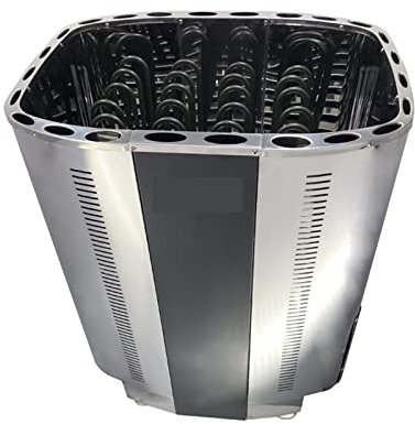 DMETE Sauna stove, 15KW Diy Electric Sauna Heater Sauna Stove Stainless Steel Sauna Heater Stove Spa shower at home, hotel
