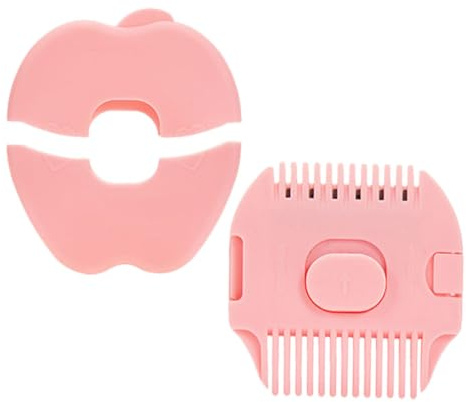 Recortador para Peine Cortapelos Manual de Doble Herramienta de Corte Portátil para Cuidado del Infantil de Manzana para Puntas Abiertas