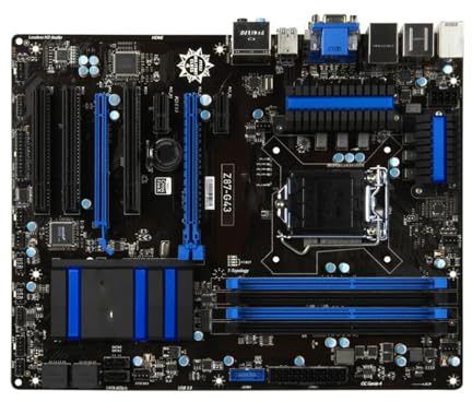 XYYZXKL Placas Base de Ordenador Placa Base Fit For MSI Z87-G43 Intel Z87 LGA 1150 DDR3 32 GB ATX Compatible con procesadores i7-4790, i5-4690, i3-4170, i7-4770, i5-4670 y i3-4330.
