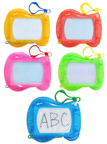 5 Stück Mini Magnetische Maltafeln, Zaubertafel, Maltafel Zaubertafel, Mitgebsel Kindergeburtstag, Kreatives Spielzeug für Kinder ab 3 Jahren, für Jungen und Mädchen, als Party Beschäftigung Preise
