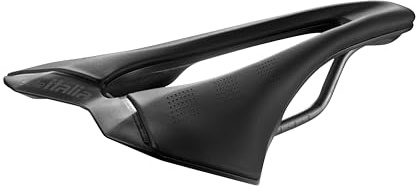 Selle Italia SLR Elite - Sella Bicicletta da Strada in Acciaio Slim, Rivestimento Leggero, Foro Superflow, Leggera e Comoda - Taglia L3, Nero