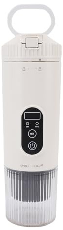 Picysa Caffettiera Portatile Caffettiera a Capsule Senza Fili con Riscaldamento Efficiente da 100 W per Viaggi in Campeggio All'aperto (Bianco)