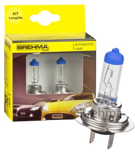 BREHMA 2er Set H7 LONGLIFE LL Halogen 12V 55W PX26d