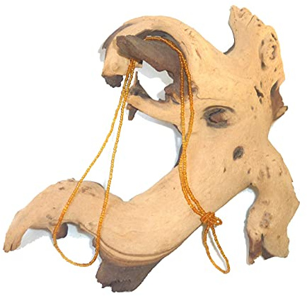 SSH-Design - lange Kette - Knotenkette - orange -