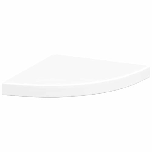 vidaXL Estantería esquinera Flotante Blanca 35x35x3,8 cm MDF