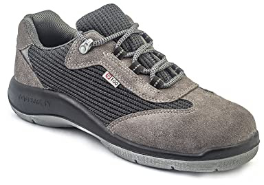Security Line Lagan S1p Ci SRC, Scarpe Antinfortunistiche con Punta in Acciaio e Antiscivolo Uomo, Nero, 35 EU