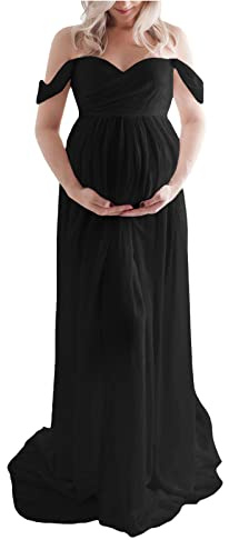 Robe Grossesse Shooting Photo Longue Sexy Bustier Été Femme Enceinte | Soirée Mariage Grossesse Élégant Décontractée Maternité