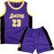 FUTERLY Completo Basket Bambino,2 Pezzi Completo Basket Ragazzo,Divisa Basket Bambino,Senza Maniche Maglia Basket Bambino,Canotta Basket Bambino e Pantaloncini,Completino Basket Bambino 6-8 Anni,M