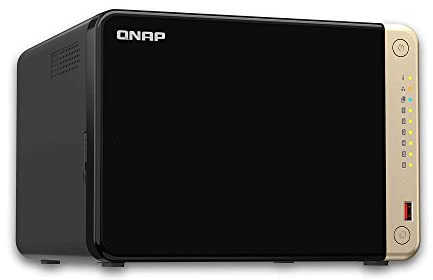 TS-664-8G, 6-Bay, Affordable NAS, High Performance Desktop NAS, Intel Quad-core CPU, 2 x M.2 PCle Slots, Dual 2.5GbE, 8GB RAM