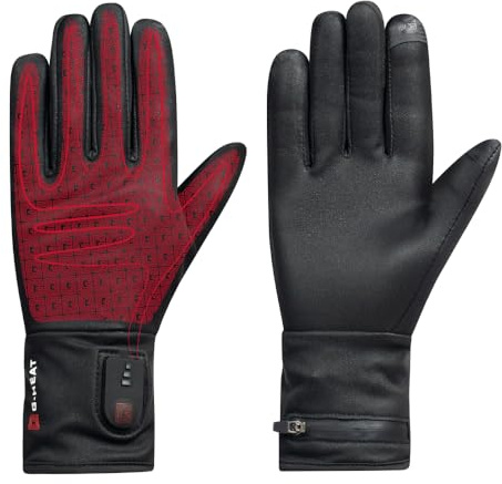 G-HEAT Beheizbare Handschuhe City Damen - 3 Heizstufen, Touchscreen | Bis zu 6 h Akkulaufzeit, leicht und Touchscreen-fähig - für Stadt, tägliche Wege und kälteempfindliche Hände