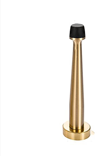 CAAUYXZW Messing-Türstopper, Badezimmer-Türstopper, robust, for Boden- und Wandmontage, Stoßstangen-Türhalter, Fangtür-Hardware (Size : 120mm)